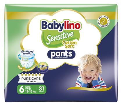 Cotton Soft Pants No. 6 για 13-18kg 31τμχ Babylino