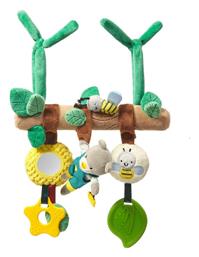 Babyono Κρεμαστό Παιχνίδι Κούνιας και Καροτσιού με Μασητικό και Καθρέφτη Teddy Κηπουρός για Νεογέννητα από το Plus4u