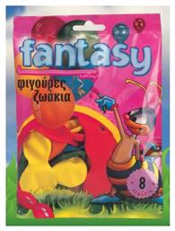 Μπαλόνια Fantasy Ζωάκια Σε Σακούλα Πολύχρωμα 8τμχ από το Moustakas Toys