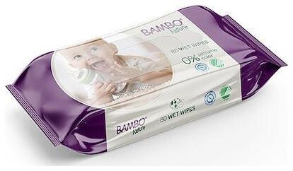 Μωρομάντηλα 80τμχ Bambo Nature