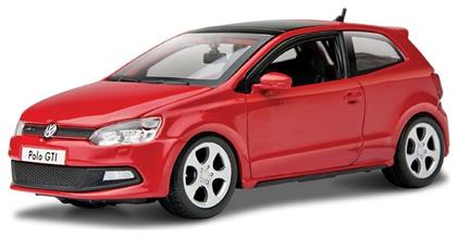 Αυτοκινητάκι 1:24 VW Polo GTI Mark 5 για 3+ Ετών Κόκκινο Bburago