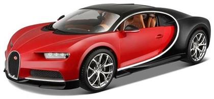 Bugatti Chiron Chiron - Κόκκινο-Μαύρο για 3+ Ετών Bburago