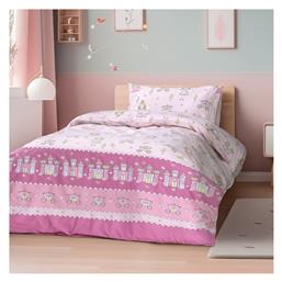 Beauty Home Σετ Παιδικό Πάπλωμα Μονό με Μαξιλαροθήκη Dreamy Art 6232 Ροζ 160x240εκ.