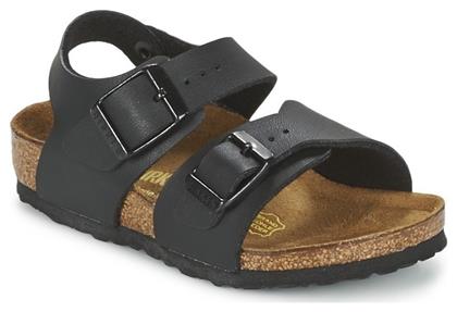 Παιδικά Πέδιλα New York Ανατομικά Μαύρα Birkenstock