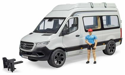 Αυτοκινητάκι Mercedes Sprinter Camper White with Figurine & Accessories για 3+ Ετών Bruder