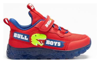 Παιδικά Sneakers Ανατομικά Κόκκινα Bull Boys