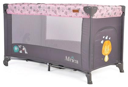 Africa Παρκοκρέβατο Ροζ 125x65cm Cangaroo