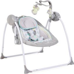 Cangaroo Ηλεκτρικό Relax Μωρού Κούνια Swing Plus Grey με Μουσική για Παιδί έως 9kg