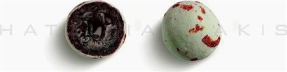 Χατζηγιαννάκης Κουφέτα Ίος σε Σχήμα Βότσαλο με Γεύση Κεράσι Amarena-Σοκολάτα Γκρι 150gr από το Yolenis