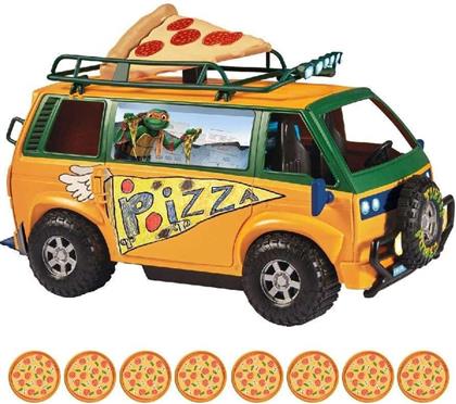 Χελωνονιντζάκια ΤΜΝΤ Mutant Mayhem Movie Pizza Fire Delivery Van για 4+ Ετών από το e-shop
