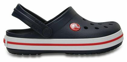 Crocband Παιδικά Ανατομικά Σαμπό Θαλάσσης Navy Μπλε Navy/Red Crocs