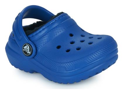 Παιδικές Παντόφλες Μπλε Classic Lined Crocs