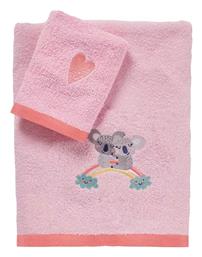 Σετ Βρεφικές Πετσέτες 2τμχ Pink Βάρους 420gr/m² Das Home