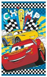 Disney Cars Digital Print Βρεφική Πετσέτα Προσώπου/Χεριών Μπλε Dimcol