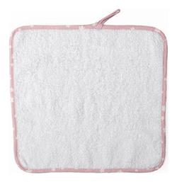 Λαβέτα Ώμου από Μουσελίνα Ροζ 30x30εκ. Dimcol