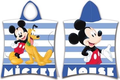 Mickey Παιδικό Πόντσο Θαλάσσης 08 50x115cm σε Γαλάζιο χρώμα Dimcol