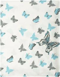 Dimcol Πάνα Αγκαλιάς Butterfly Sky Blue 80x80cm