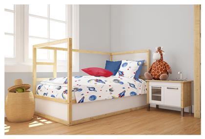 Πάπλωμα Κούνιας Βαμβακερό Λευκό 120x160cm Dimcol