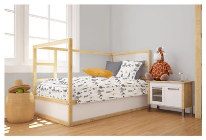 Πάπλωμα Κούνιας Βαμβακερό Λευκό 120x160cm Dimcol