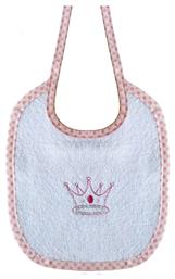 Σαλιάρα από 100% Βαμβάκι με Κορδόνι Princess 33 19x24cm Dimcol