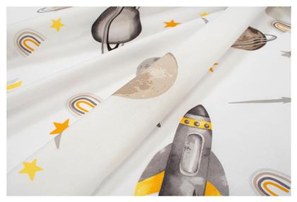 Σελτεδάκι Χασέ Λευκό 80x80εκ. Dimcol