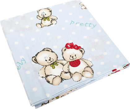 Dimcol Σετ Σεντόνια Κούνιας Lovely Bears 120x160cm 64 Blue από το Spitishop