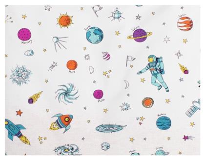 Space Βρεφικό Σεντόνι Λίκνου Βαμβακερό 80x110εκ. Dimcol