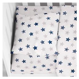 Star Βρεφική Μαξιλαροθήκη από 100% Βαμβάκι 102 Blue 35x45εκ. Dimcol