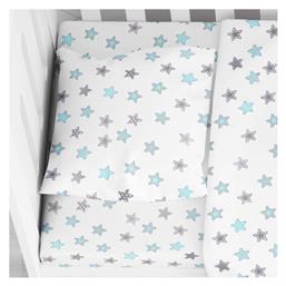 Star Βρεφική Μαξιλαροθήκη από 100% Βαμβάκι 104 Sky Blue 35x45εκ. Dimcol