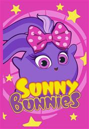 Sunny Bunnies Παιδική Πετσέτα Θαλάσσης Μωβ 60x40εκ. Dimcol