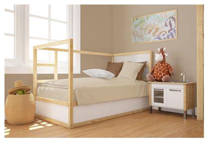 Βρεφική Παπλωματοθήκη Bebe Solid Beige 120x160εκ. Dimcol