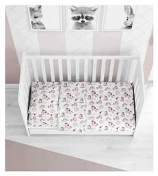 Βρεφική Παπλωματοθήκη Unicorn 108 White-Pink 120x160εκ. Dimcol