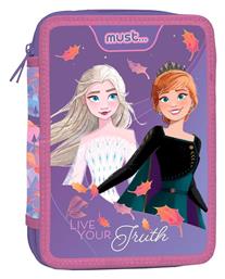 Frozen Live Your Truth Κασετίνα Γεμάτη Μωβ Disney