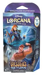 Disney Lorcana Tcg Ursula's Return Starter Deck Sapphire & Steel - Ravensburger