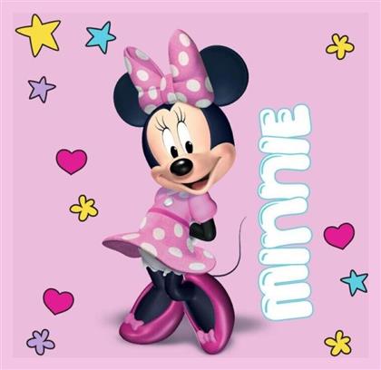 Βρεφική Πετσέτα Προσώπου/Χεριών Minnie 78 Pink 30x30cm Disney από το Filinda