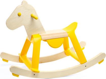 Djeco Wooden Swing Horse Yellow από το Ladopano