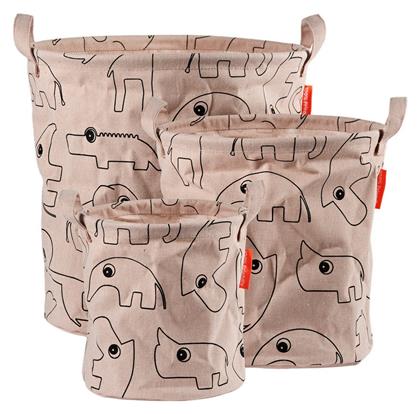Παιδικό Καλάθι Απλύτων από Ύφασμα Contour 3τμχ Done by Deer