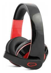 Condor Over Ear Gaming Headset με σύνδεση 3.5mm Κόκκινο Esperanza