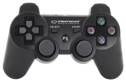 Marine Ασύρματο Gamepad για PS3 Μαύρο Esperanza