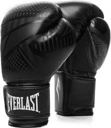 Everlast Spark Γάντια Πυγμαχίας από Συνθετικό Δέρμα για Αγώνα Μαύρα από το Plus4u