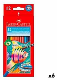 Faber-Castell Aquarell Σετ Ξυλομπογιές 12τμχ & Πινέλο - Faber Castell