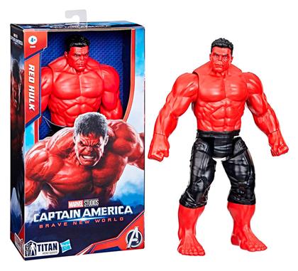 Φιγούρα Δράσης Brave New World - Titan Heroes Marvel Avengers Brave New World - Captain America - Red Hulk 30εκ. Hasbro