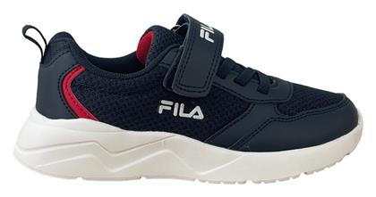 Παιδικά Sneakers Brett 4 V Ανατομικά με Σκρατς Μπλε Fila