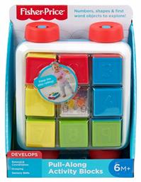 Fisher Price Εκπαιδευτικά Τουβλάκια Pull-Along για 6+ Μηνών 9τμχ