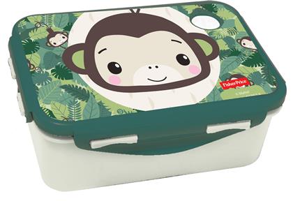 Fisher Price Monkey Πλαστικό Παιδικό Δοχείο Φαγητού Μ18 x Π11 x Υ6cm από το Moustakas Toys