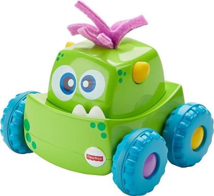 Fisher Price Press 'N Go Οχηματάκια Monster Trucks Green από το Moustakas Toys