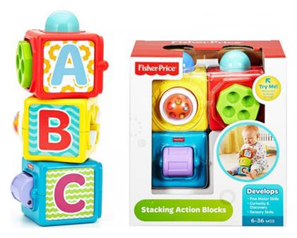 Stacking Action Blocks για 6+ Μηνών Fisher Price