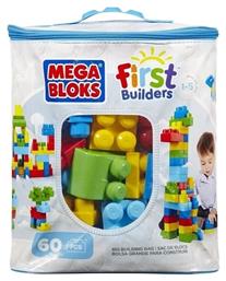 Fisher Price Τουβλάκια Mega Bloks First Builders για 1+ Ετών 60τμχ