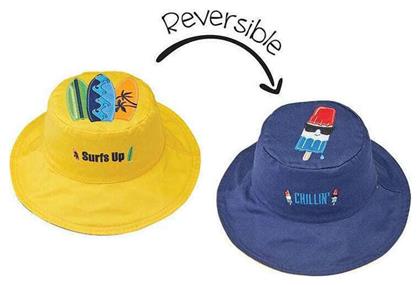 Flapjackkids Παιδικό Καπέλο Bucket Υφασμάτινο Αντηλιακό Κίτρινο από το Spitishop