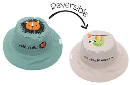 Flapjackkids Παιδικό Καπέλο Bucket Υφασμάτινο Αντηλιακό Πράσινο από το Spitishop